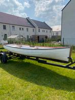 Witte sloep + trailer, Ophalen, Gebruikt