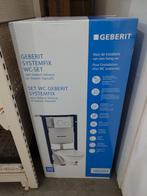 Kit de toilette Geberit System Fix (neuf dans sa boîte), Enlèvement, Neuf, Chrome, Toilettes