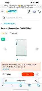 Diepvries nieuw te koop, Elektronische apparatuur, Koelkasten en IJskasten, Ophalen, Nieuw