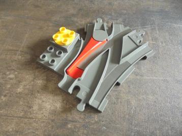 Lego Duplo Train Track Switcher with Red Switch(zie foto's)3, Enlèvement ou Envoi, Utilisé, Briques en vrac, Duplo