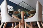 DRINGEND WEG Designtafel met stoelen, Huis en Inrichting, Eikenhout, 150 tot 200 cm, 150 tot 200 cm, Gebruikt
