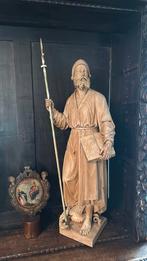 Antiek 18e eeuws Italiaans houten beeld, Antiquités & Art, Art | Sculptures & Bois, Enlèvement ou Envoi