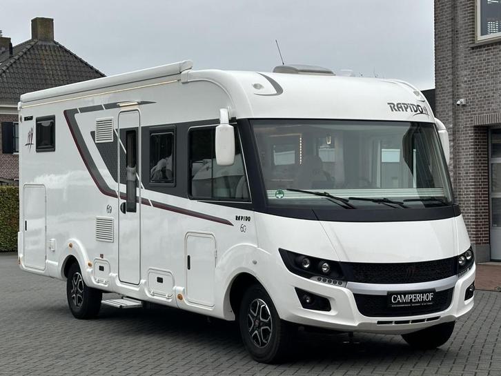 Rapido 8066 DF Heavy chassis 4.400 kg, Caravans en Kamperen, Mobilhomes, Bedrijf, Integraal, Rapido
