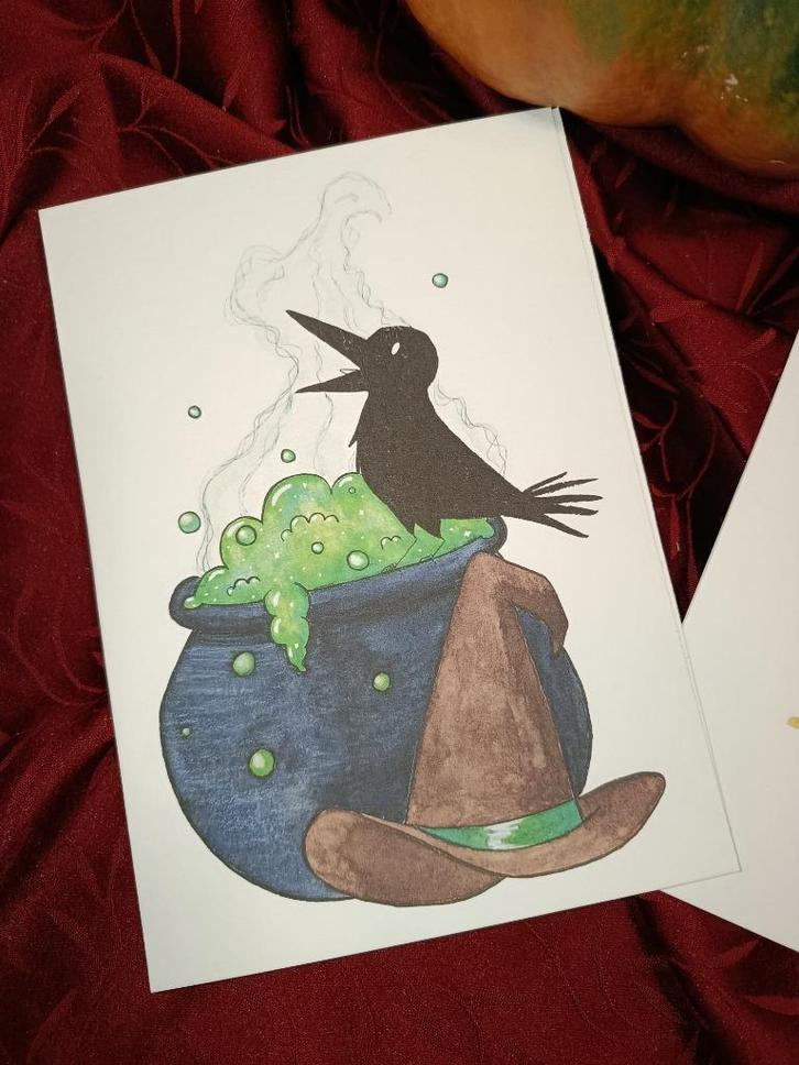 Corneille en Cauldron - Kunstdruk, Antiek en Kunst, Kunst | Schilderijen | Modern, Ophalen of Verzenden