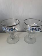 2 oude geëmailleerde ORVAL-glazen (25€ per stuk), Ophalen of Verzenden, Gebruikt