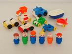 Lot Fisher-Price met 6 figuren en 9 voertuigen, Enfants & Bébés, Jouets | Fisher-Price, Utilisé, Enlèvement ou Envoi