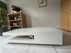 Witte moderne salontafel, Huis en Inrichting, Ophalen, 100 tot 150 cm, 50 tot 100 cm, Zo goed als nieuw