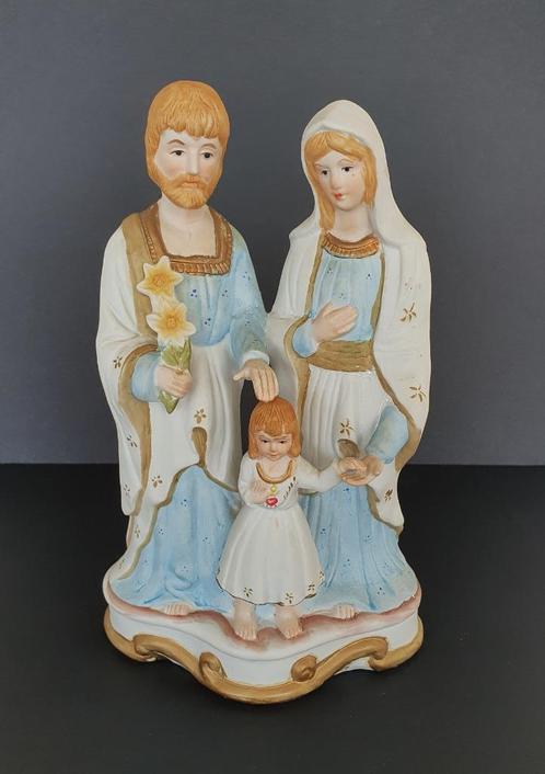 Biscuit beeld van de Heilige Familie, Antiek en Kunst, Antiek | Religieuze voorwerpen, Ophalen of Verzenden