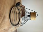 Hanglamp hout, Huis en Inrichting, Lampen | Hanglampen, 50 tot 75 cm, Ophalen of Verzenden, Zo goed als nieuw, Metaal
