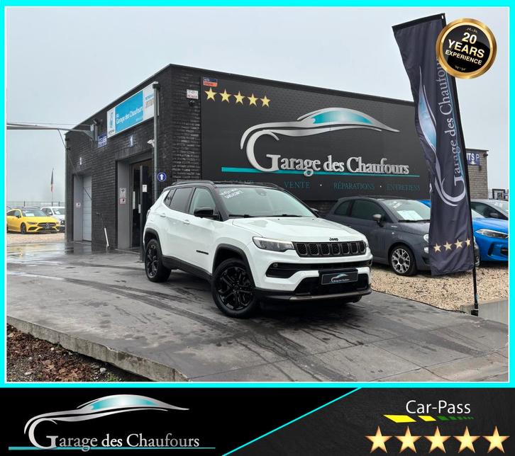 Jeep Compass PHEV 1.3 Turbo eAWD -! Hoogland!, Auto's, Jeep, Bedrijf, Te koop, Compass, 360° camera, 4x4, ABS, Achteruitrijcamera