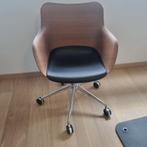 Bureaustoel Kartell Q/WOOD met armleuningen, in hoogte verst, Ophalen of Verzenden, Nieuw, Zwart, Bureaustoel