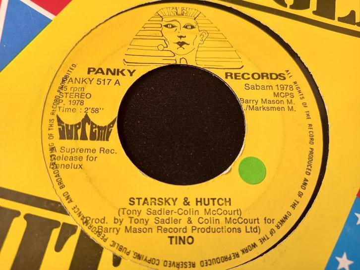Tino ‎– Starsky & Hutch '7, Cd's en Dvd's, Vinyl Singles, Zo goed als nieuw, Single, Overige genres, 7 inch, Verzenden
