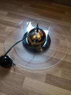 Mooie hanglamp van koper en glas met E27 fitting, Huis en Inrichting, Ophalen, Glas