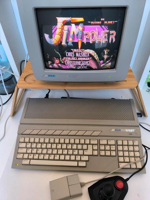 Atari 1040STF - Atari SC1224 RGB-scherm!, Computers en Software, Vintage Computers, Ophalen