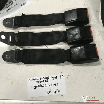 Citroen BX 1993 1.9 td Wagennr 2400038  Gordel insteek beschikbaar voor biedingen