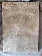 Map in handgeschept papier ingebonden in houten flappen, Ophalen of Verzenden