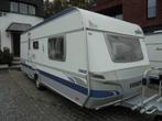 Fendt Saphir 560, 4/2009, 6 bedden,zonnepaneel, voortent, Caravans en Kamperen, Caravans, Rondzit, Ringverwarming, Particulier