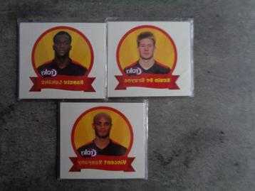 Cartes de football tatouées Croky Red Devils 3 fois. Kevin l, Envoi