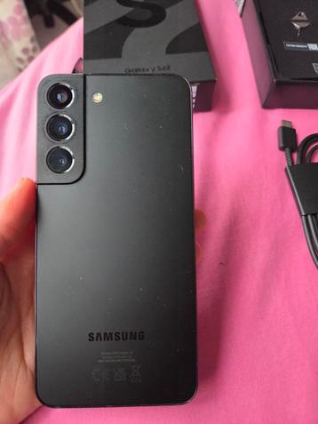 Samsung Galaxy S22, 128gb, zwart. Met doos, cabel, hoesje!, Telecommunicatie, Mobiele telefoons | Samsung, Ophalen, Zwart, Touchscreen