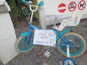 Vente vélo enfant(3-8 ans) reine des neiges petite roues, Stabilisateurs, Enlèvement, Utilisé, Autre