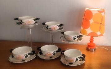 6 soep- of snackschaaltjes van WILD ROSE beschikbaar voor biedingen