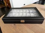 Horloge opberg doos leder (2 stuks, prijs per stuk), Handtassen en Accessoires, Horloges | Heren, Overige merken, Overige materialen