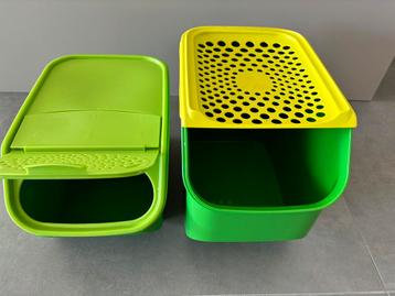Aardappel /ajuin doos Tupperware, Enlèvement ou Envoi, Comme neuf