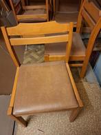 Belles chaises, Maison & Meubles, Enlèvement ou Envoi, Comme neuf, Bois, Cinq, Six Chaises ou plus