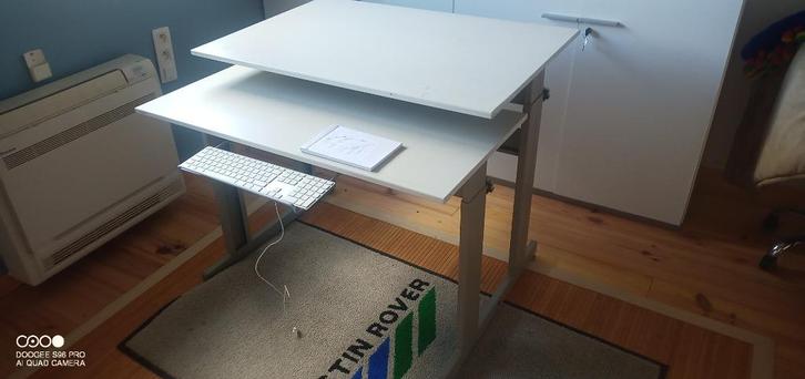 Tekenaarskantoor of voor gamers, Huis en Inrichting, Bureaus, Zo goed als nieuw, Bureau, In hoogte verstelbaar, Ophalen
