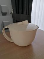 Tupperware kannetje voor microgolf. Microgolfpot. 1 liter, Ophalen of Verzenden, Gebruikt, Bruin