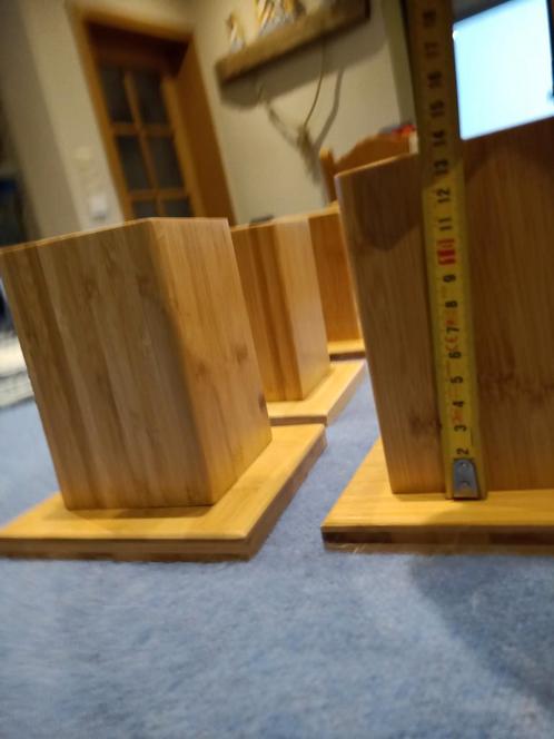 Bed- of kastverhogers in bamboo, Diversen, Verpleegmiddelen, Nieuw, Ophalen