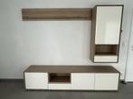 Tv-meubel set (3-delig), Huis en Inrichting, Ophalen, Eikenhout, Zo goed als nieuw, 200 cm of meer