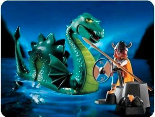 Playmobil - Viking et Monstre Marin (3155), Kinderen en Baby's, Speelgoed | Playmobil, Zo goed als nieuw, Complete set, Ophalen of Verzenden