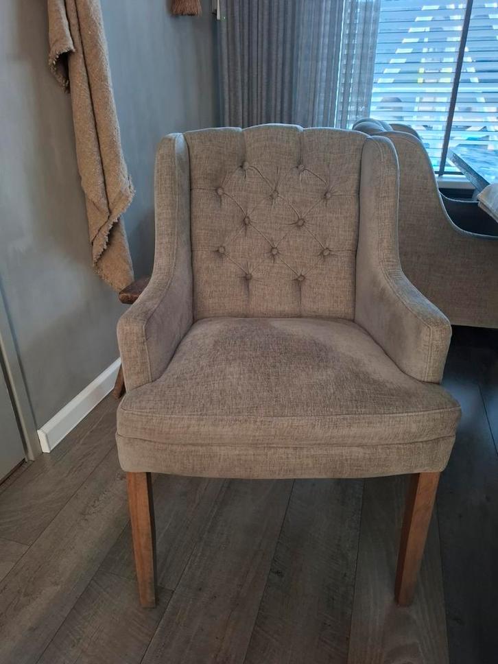 4 landelijke eetkamerstoelen Jeff, Huis en Inrichting, Fauteuils, Ophalen