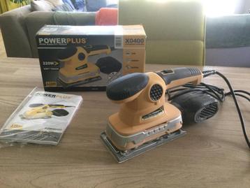 Powerplus X0400 Vlakschuurmachine te koop - Ecocheques, Enlèvement ou Envoi, Utilisé, Moins de 600 watts, Ponceuse orbitale