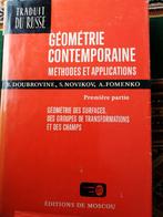 Géométrie Contemporaine Méthodes et applications, Livres, Livres d'étude & Cours, Enlèvement ou Envoi, Comme neuf, Enseignement supérieur