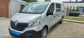 renault trafic dubbele cabine, Auto's, 4 deurs, Stof, Euro 6, 6 zetels
