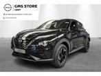 Nissan Juke 1.6 Hybrid N-Connecta | Park & Ride | 5Y GARANTI, Auto's, Nissan, Stof, Gebruikt, 4 cilinders, Zwart