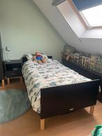 Bed + nachtkastje + kledingkast Bopita, Kinderen en Baby's, Kinderkamer | Bedden, Ophalen, Lattenbodem