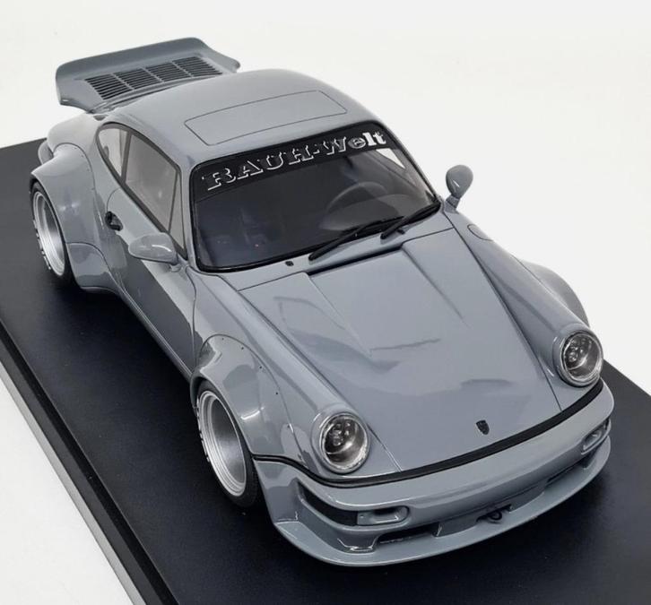 Porsche 911 JONSIBAL RWB Grijs Nardo 1/18 GT SPIRIT GT477, Hobby en Vrije tijd, Modelauto's | 1:18, Nieuw, Auto, Overige merken