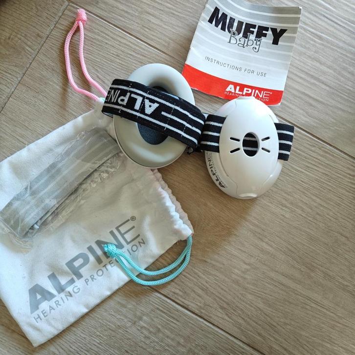 Alpine - Muffy Baby gehoorbescherming, Kinderen en Baby's, Kinderspulletjes, Zo goed als nieuw, Ophalen of Verzenden