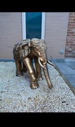Indische olifant (geel-koper), Antiek en Kunst, Koper, Ophalen