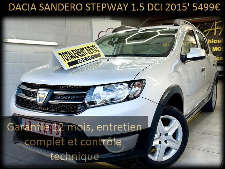 DACIA SANDERO STEPWAY 1.5 DCI ‼️GARANTIE 1 AN CTOK‼️, Autos, Dacia, Entreprise, Achat, Sandero, ABS, Airbags, Air conditionné