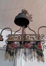 Rustieke zware luster kroonluchter met mooi motief en detail, Ophalen of Verzenden, Gebruikt