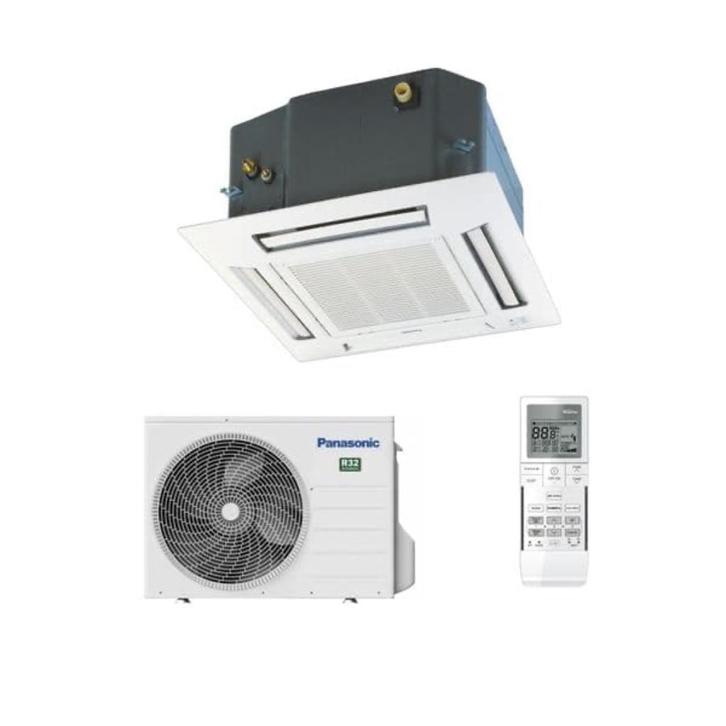 Panasonic airco/verwarming inbouwcassette + buitenunit, Doe-het-zelf en Bouw, Overige Doe-Het-Zelf en Bouw, Gebruikt, Ophalen