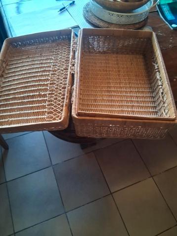Mallette de voyage en osier, Enlèvement, Utilisé