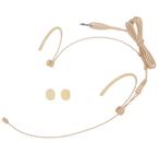 Nieuwe cremekleurige headset voor shure draadloze microfoons, Ophalen of Verzenden, Nieuw, Zangmicrofoon, Draadloos