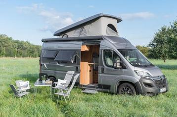 Pössl te huur in october 4 persoons camper van, Caravans en Kamperen, Mobilhomes, Pössl, Bus-model, Bedrijf, Diesel
