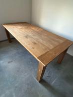 Teakhouten tafel (massief teak), Huis en Inrichting, Tafels | Eettafels, Ophalen, 100 tot 150 cm, Teakhout, 200 cm of meer