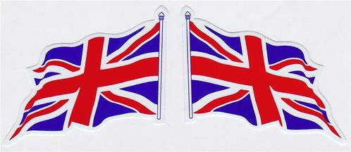 Union Jack [Engelse vlag] sticker set #4, Motos, Accessoires | Autocollants, Envoi
